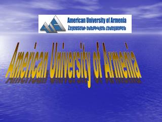 American University of Armenia
