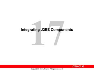 Integrating J2EE Components