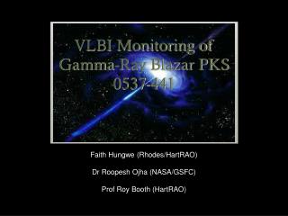 VLBI Monitoring of Gamma-Ray Blazar PKS 0537-441