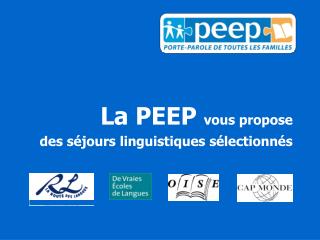 La PEEP vous propose des séjours linguistiques sélectionnés