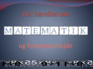 Det handler om