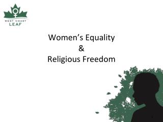 Women’s Equality &amp; Religious Freedom