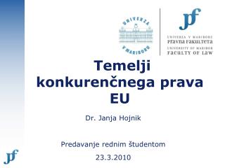 Temelji konkurenčnega prava EU