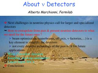 About  Detectors