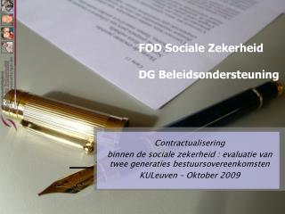 FOD Sociale Zekerheid DG Beleidsondersteuning