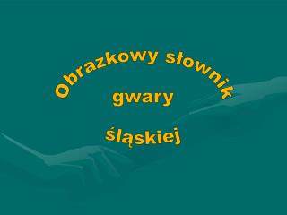 Obrazkowy słownik gwary śląskiej