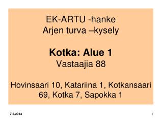 Taustatietoja vastaajista (88)