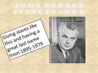 John George Diefenbaker