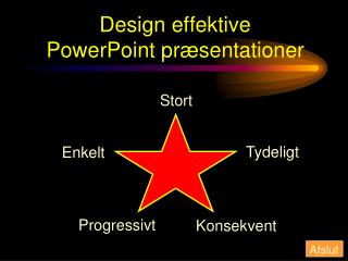 Design effektive PowerPoint præsentationer