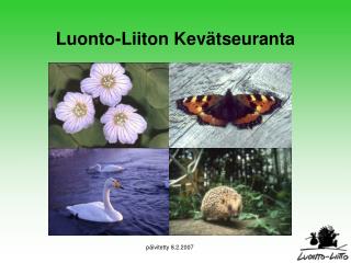 Luonto-Liiton Kevätseuranta