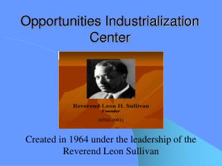 Opportunities Industrialization Center