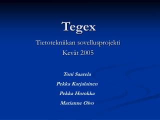 Tegex