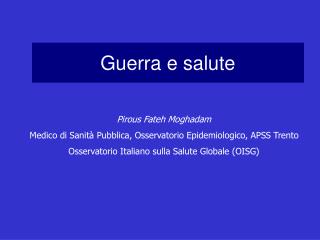 Guerra e salute