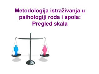 Metodologija istraživanja u psihologiji roda i spola: Pregled skala