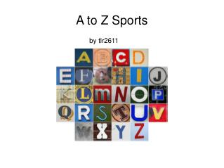 A to Z Sports