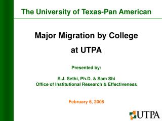 The University of Texas-Pan American