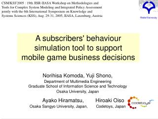 A subscribers' behaviour simulation tool to support mobile game business decisions
