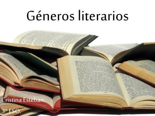 Géneros literarios