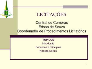 LICITAÇÕES