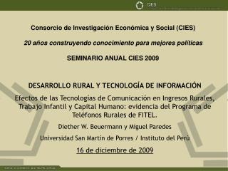 Consorcio de Investigación Económica y Social (CIES)