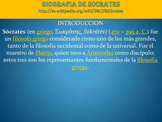 biografia de SOCRATES es.wikipedia/wiki/S%C3%B3crates