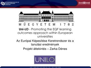 Uni-LO - Promoting the EQF learning outcomes approach within European universities