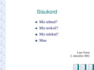 Sisukord