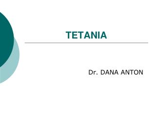 TETANIA