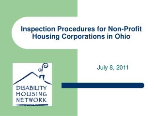 Inspection Procedures for Non-Profit Housing Corporations in Ohio