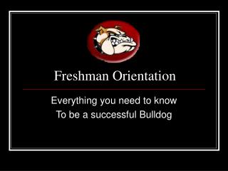 Freshman Orientation