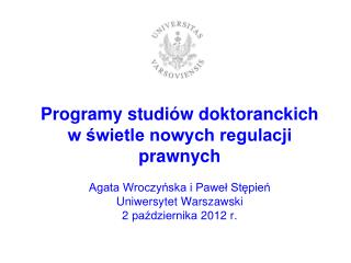 Akty prawne Harmonogram działania