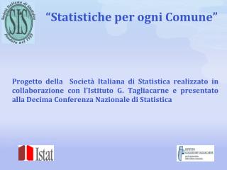 “Statistiche per ogni Comune”