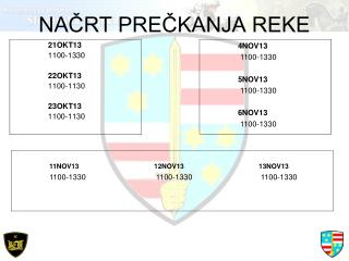 NAČRT PREČKANJA REKE