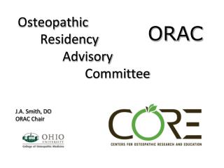 Osteopathic 	Residency 		Advisory 			Committee