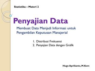 Penyajian Data