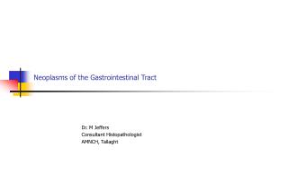 Neoplasms of the Gastrointestinal Tract