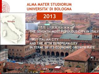 ALMA MATER STUDIORUM UNIVERSITA’ DI BOLOGNA