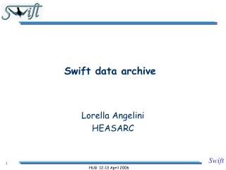 Swift data archive