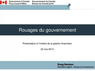 Rouages du gouvernement