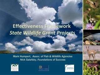 Effectiveness Framework State Wildlife Grant Projects