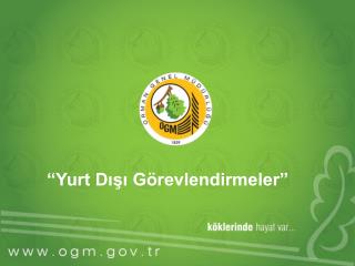 “Yurt Dışı Görevlendirmeler”