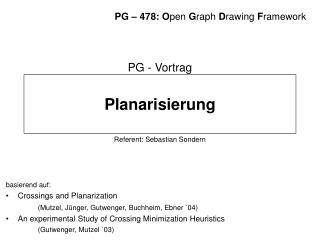 Planarisierung