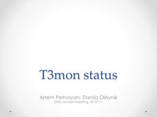 T3mon s tatus