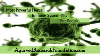 Most Powerful Herbal Immune System Pills For People