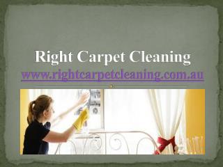 Right Carpet Cleaners Company