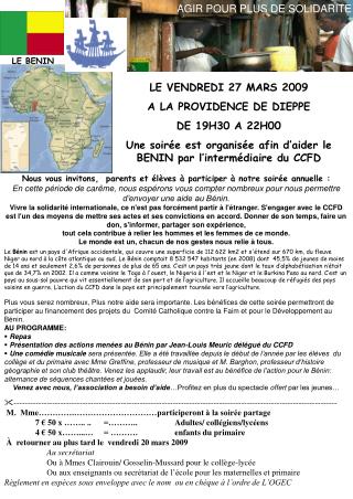 AGIR POUR PLUS DE SOLIDARITE