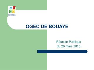 OGEC DE BOUAYE