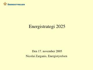 Energistrategi 2025