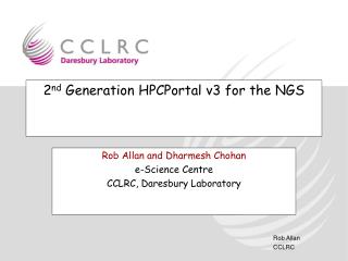 2 nd Generation HPCPortal v3 for the NGS