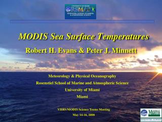 MODIS Sea Surface Temperatures